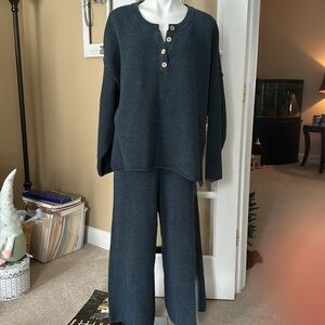 FP Hailee Sweater Set, navy, size L